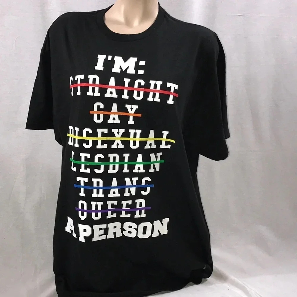 Spencer’s Size Large Black Graphic Pride Tee. New Without Tag.